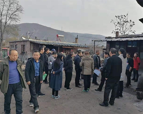 縣委、鎮(zhèn)府領(lǐng)導驗收工程